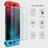 Zestaw 6 w 1 torba z EVA na przełącznik do nintendo twarda osłona pokrowiec przenośny do Nitendo przełącznik konsoli joysticki uchwyty akcesoria 5